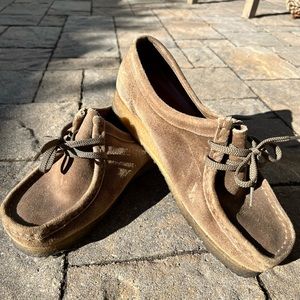 Clarks Originals Wallabee Taupe Suede Women’s 8.5